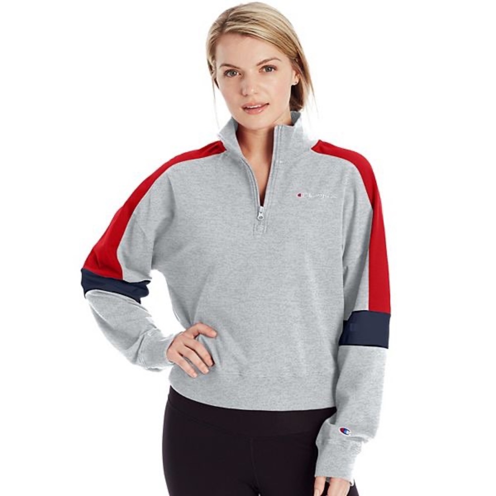 Champion | Women’s Campus Quarter-Zip Jacket Sweatshirt |